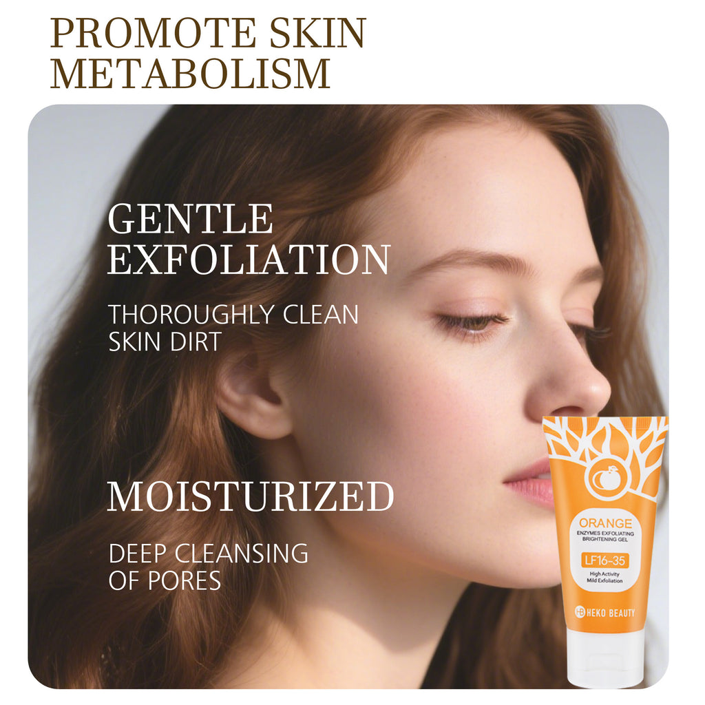 Orange Exfoliating Skin Brightening Gel