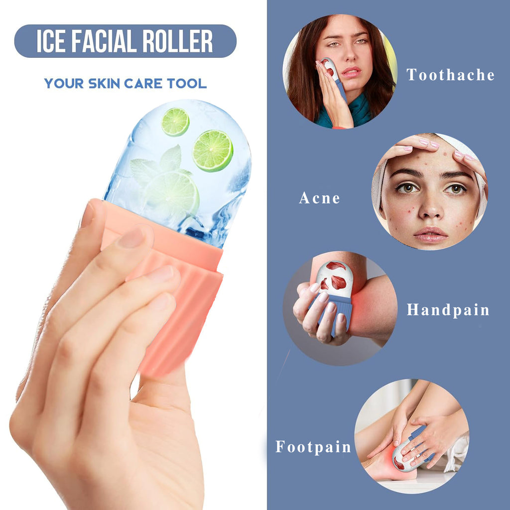 Silicone Ice Grid Scraping Plate Facial Care Tool Set