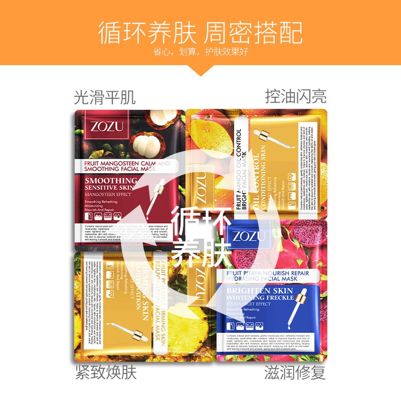 Fruit Mask Mangosteen Facial Mask Anti-Aging Oil-control