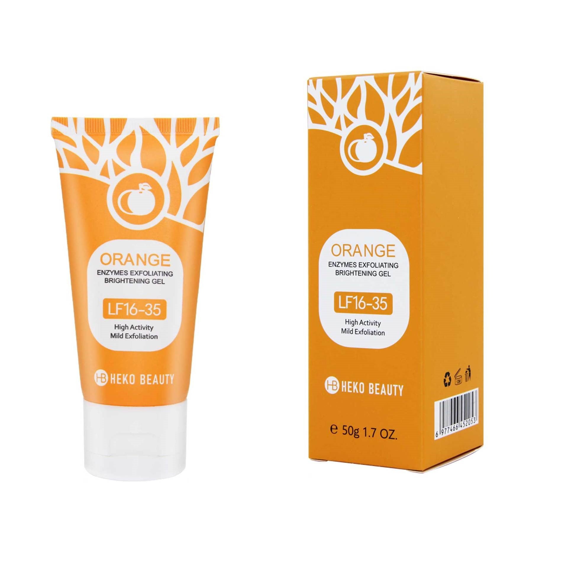 Orange Exfoliating Skin Brightening Gel