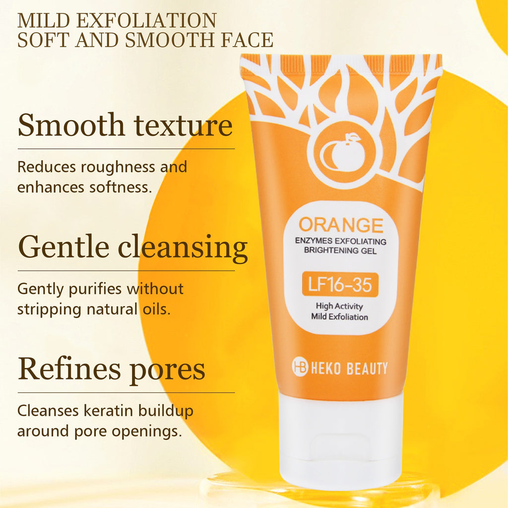 Orange Exfoliating Skin Brightening Gel