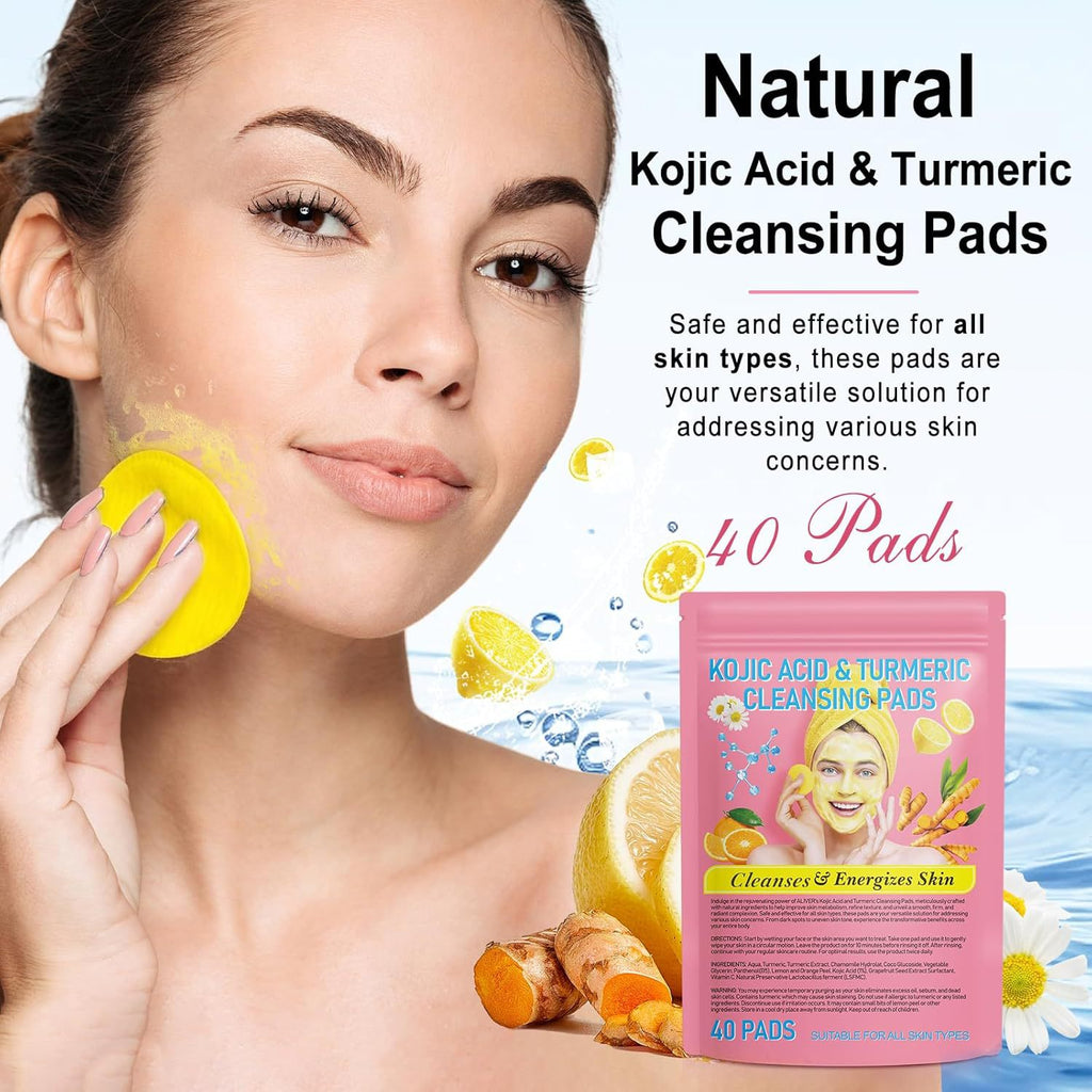 Kojic Acid Pads Gentle Exfoliating Cleansing Pad