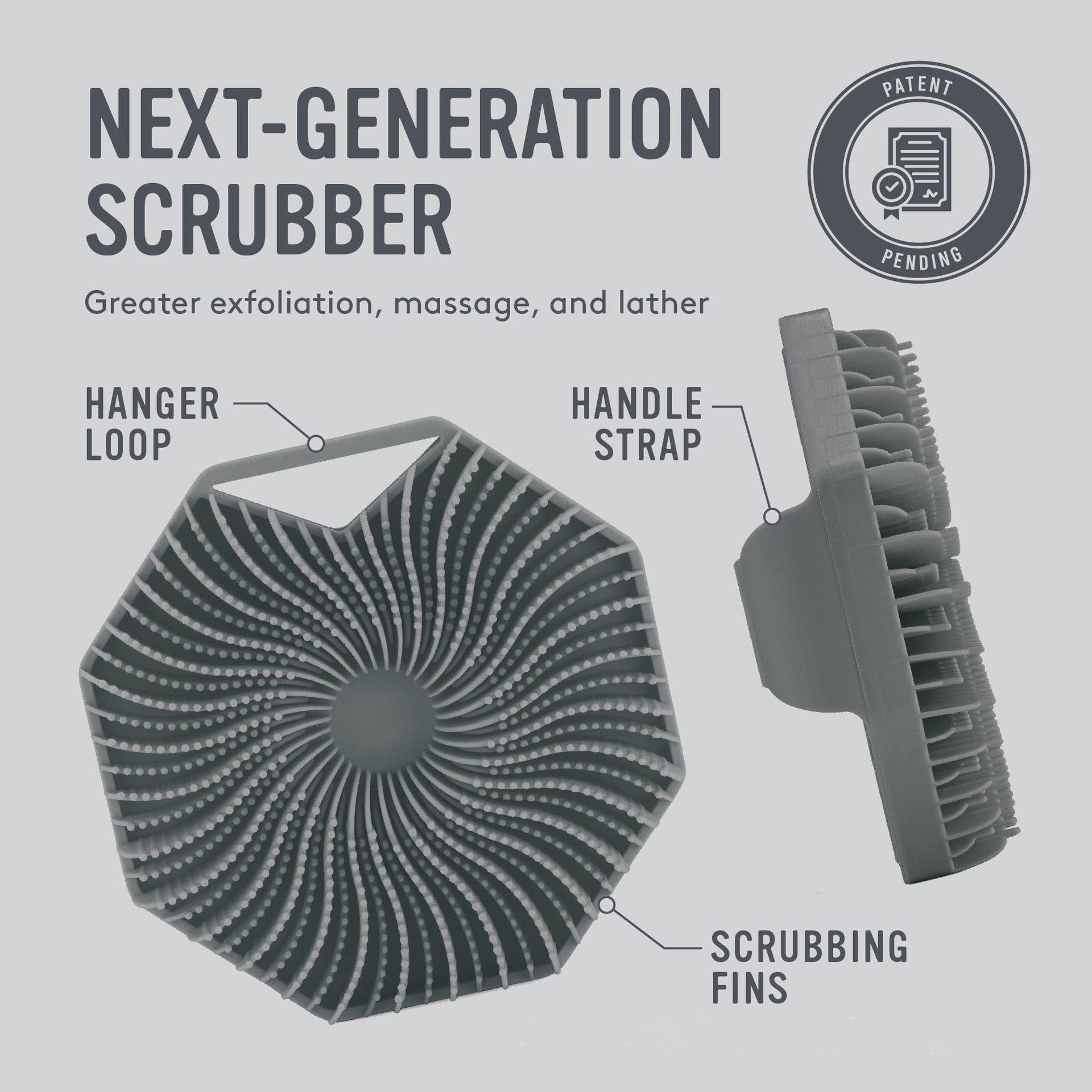 Soft Silicone Body Scrubber Bath Brush