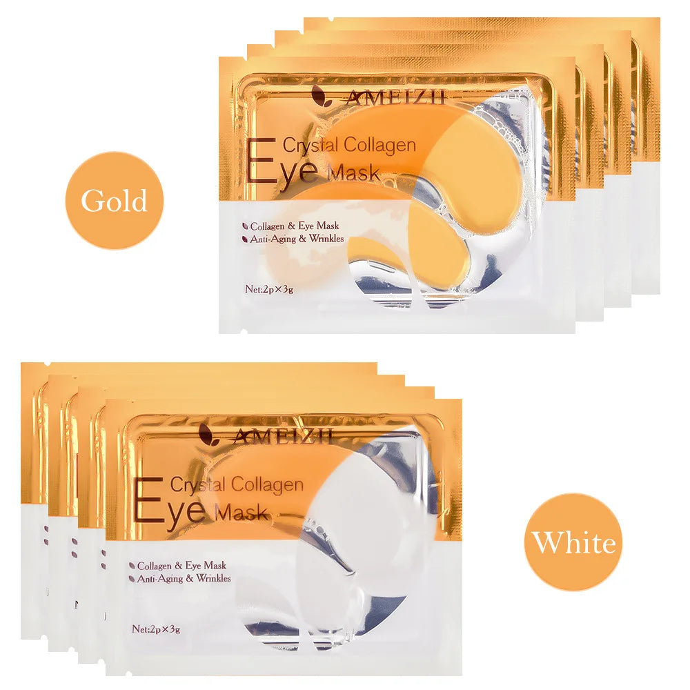 24K Gold Crystal Collagen Eye Mask