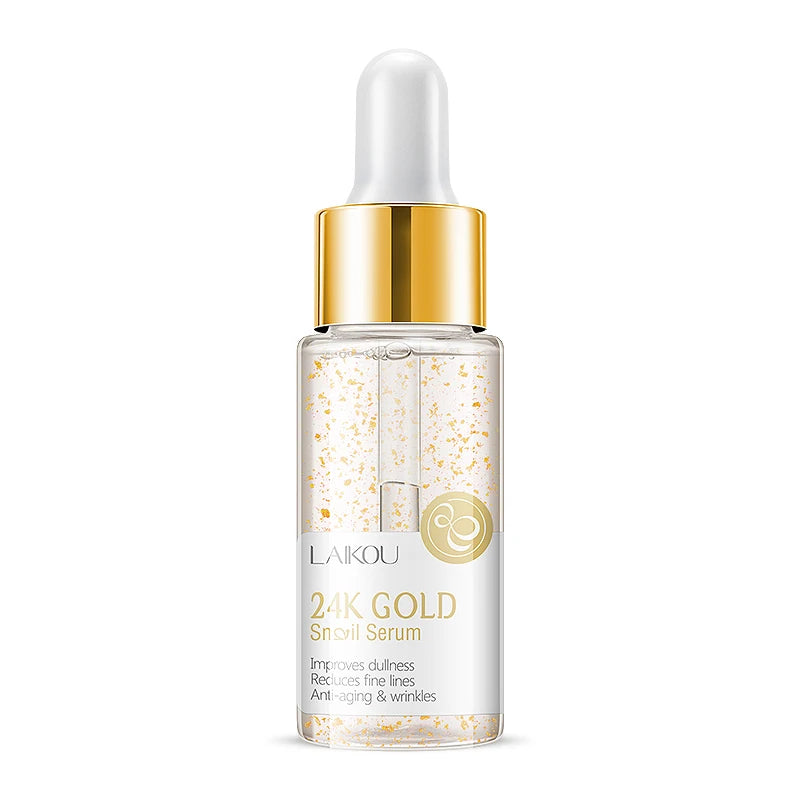 Japan Sakura Essence Anti-Aging Hyaluronic Acid Pure 24K Gold Whitening Vitamin C  Face Serum