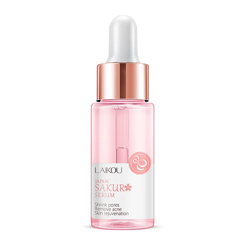 Japan Sakura Essence Anti-Aging Hyaluronic Acid Pure 24K Gold Whitening Vitamin C  Face Serum